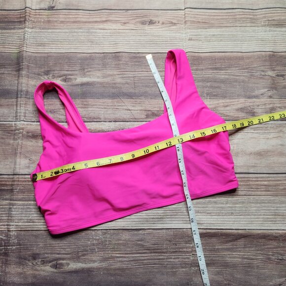 ⭐️ Pink Barbiecore Tank Crop Bikini Swim Top - Picture 2 of 10